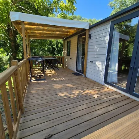 Zecamping 3 Etoiles Piscine Chauffee Dog Friendly Locatif Tv Bbq 48m2 * Le Change